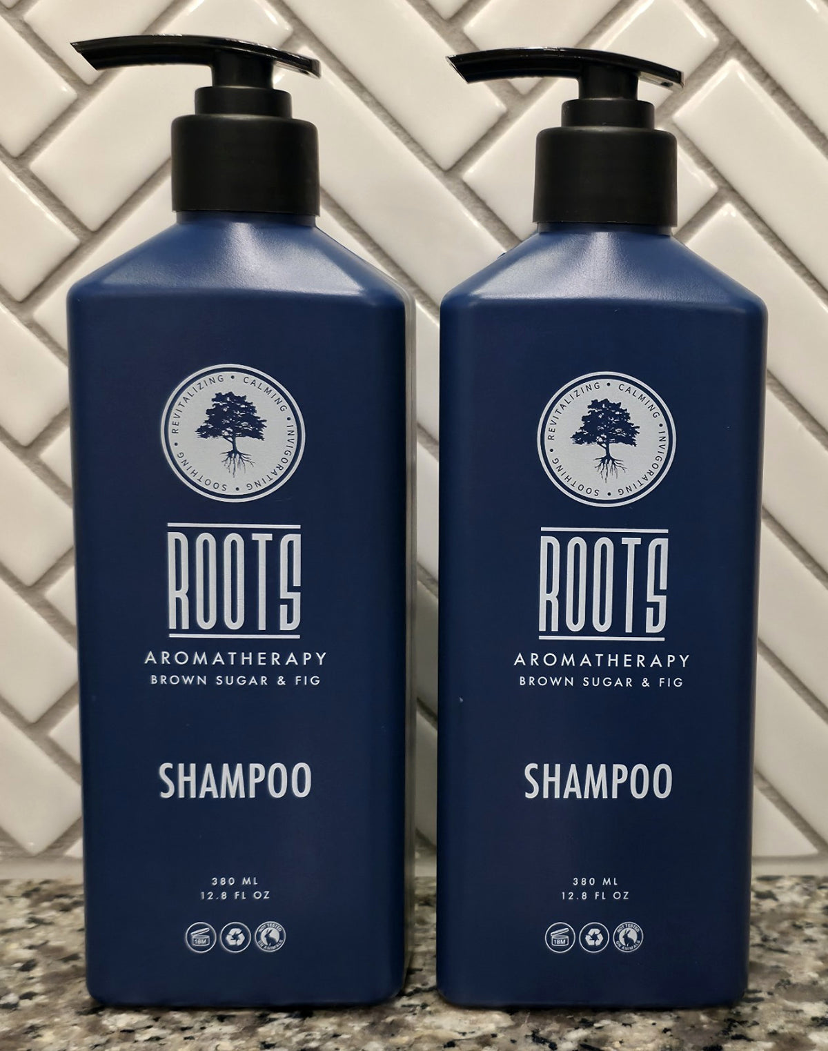 Roots Aromatherapy Brown Sugar & Fig Shampoo 12.8oz - 2 Pack