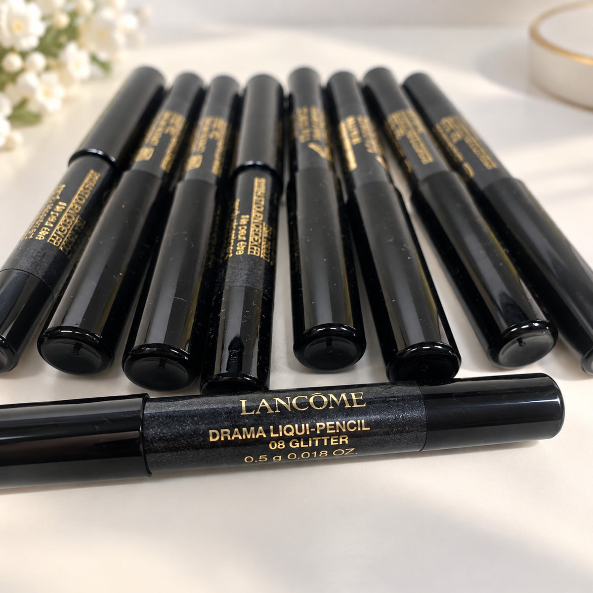 Lancome Drama Liqui-Pencil Gel Eyeliner 08 Glitter 0.5g Each - Authentic