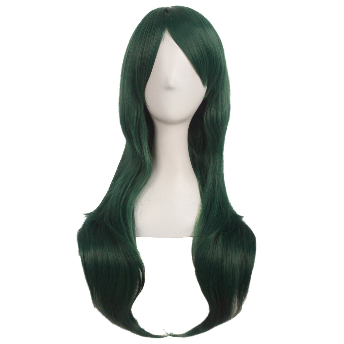 Long Curly Costume Wig - Pine Green 28 Inch Women Cosplay Fiber
