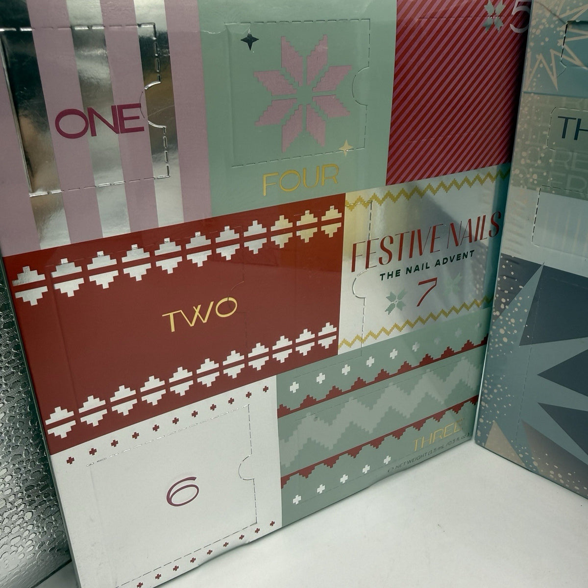 Holiday Beauty Advent Calendar Bundle 3 Pack Spa Nails & Self-Care Set