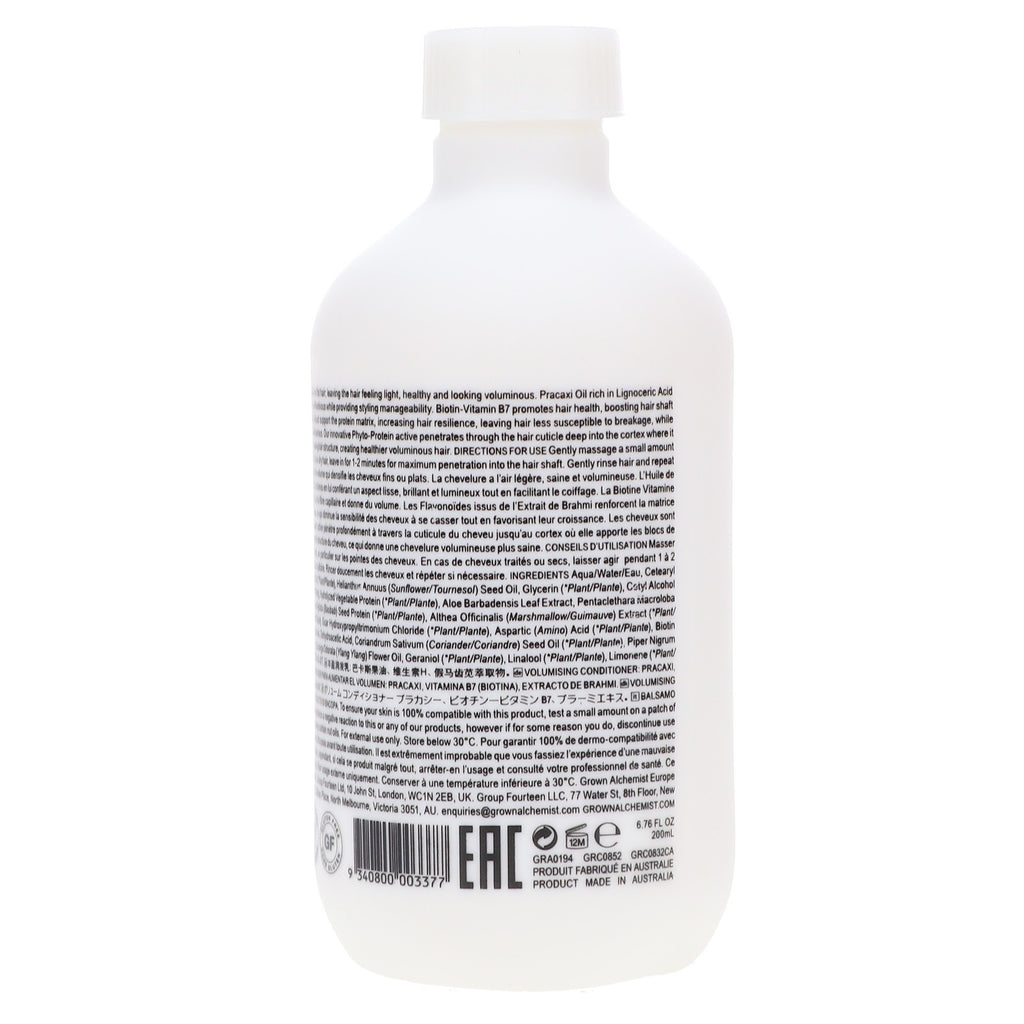 Volumising Conditioner for Fine Hair - 6.76 oz, Natural & Vegan