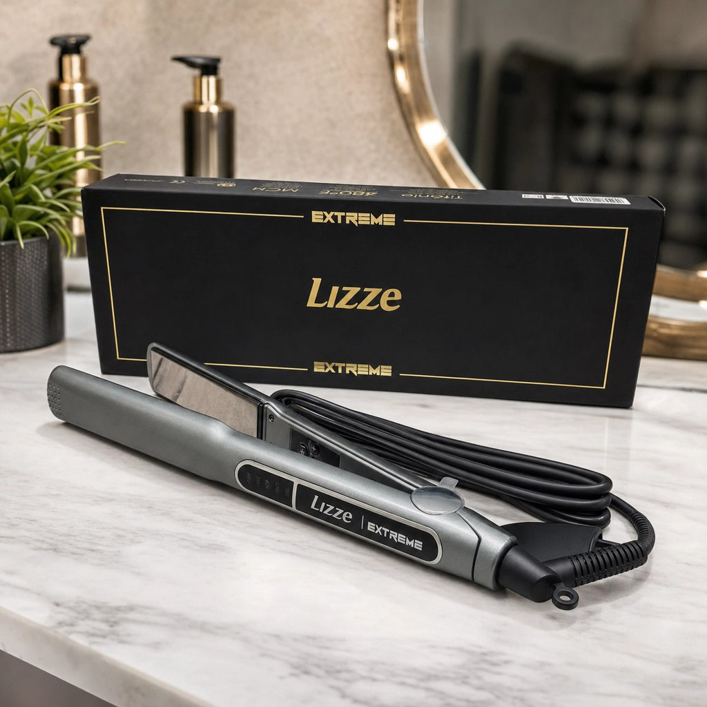 Professional Titanium Flat Iron Hair Straightener 480°F Dual Volt