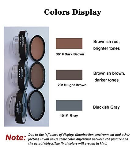 Waterproof Eyebrow Stamp Kit Light Brown 301 - Long-lasting & Easy to Use