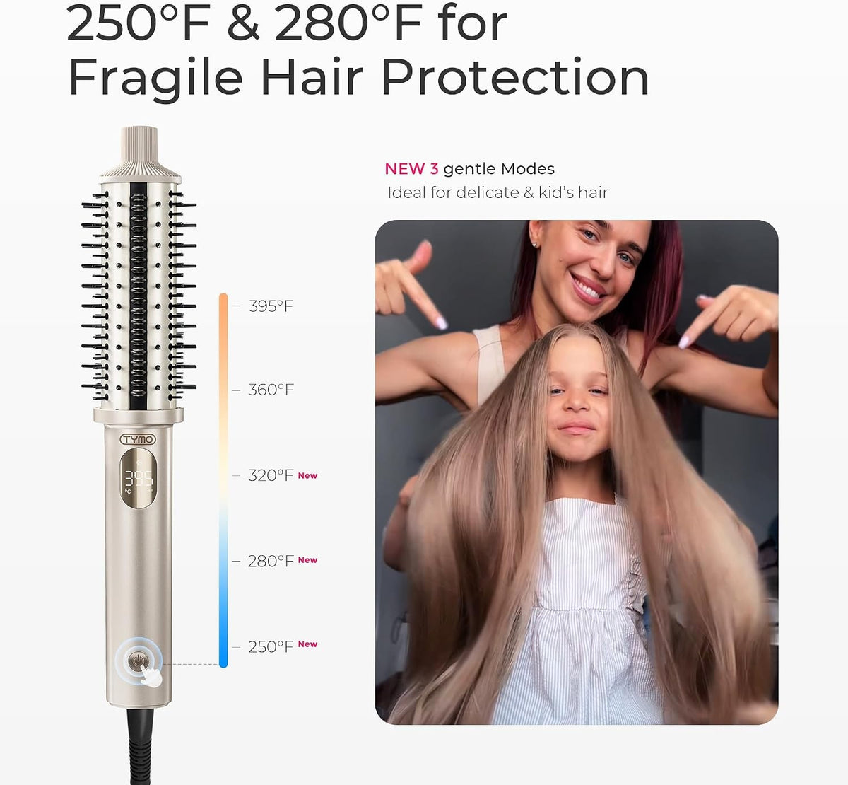Thermal Round Hair Brush 1.5 Inch Curling & Volumizing Hot Styling Tool