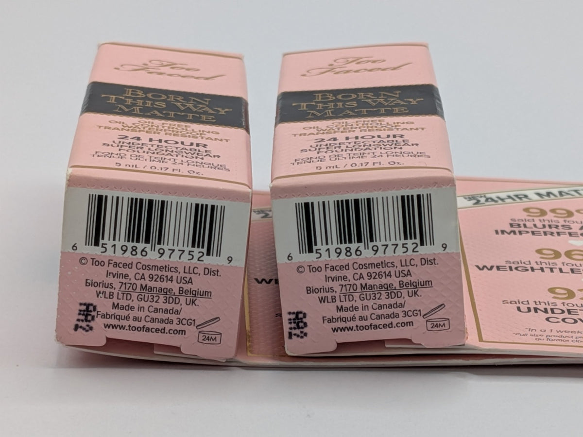 Too Faced Born This Way Matte Foundation WARM SAND Mini 0.17oz - Long Wear
