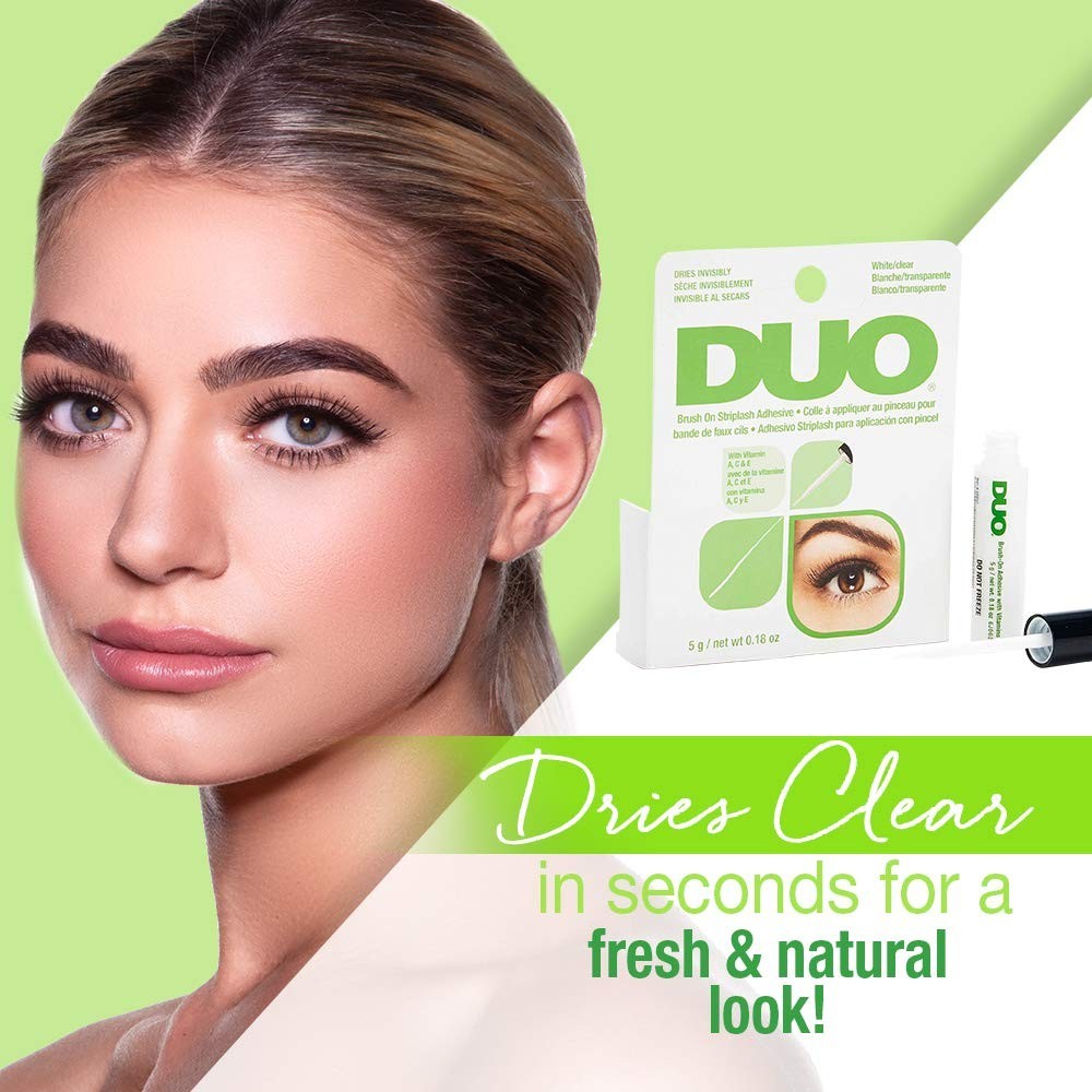 Clear Lash Adhesive - Hypoallergenic, Fast-Drying, Waterproof, 0.18 oz
