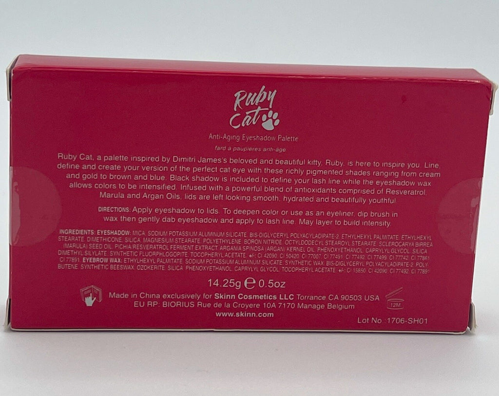 Anti-Aging Eye Shadow Palette - 0.5 oz, Ruby Cat