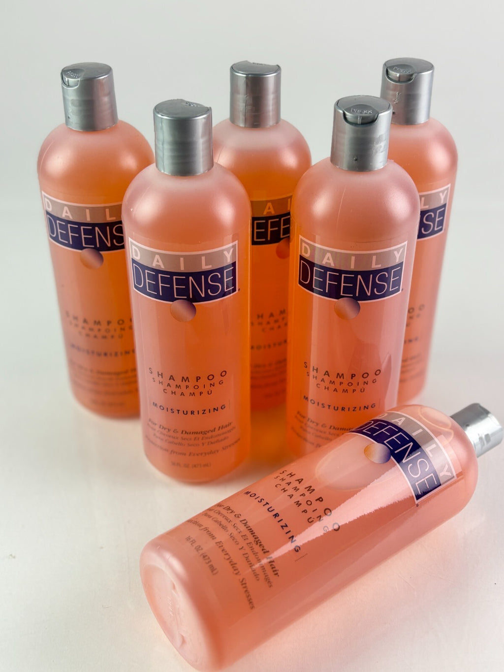 Daily Defense Moisturizing Shampoo for Dry & Damaged Hair - 16 oz (Pack of 6)
