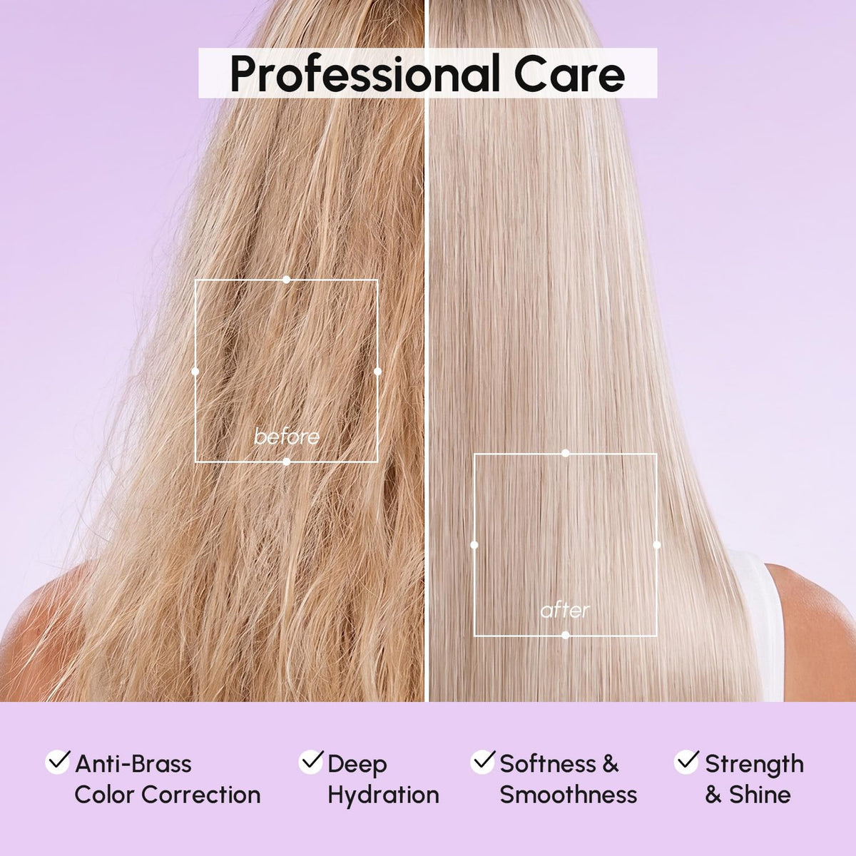 Deep Conditioning Hair Mask for Damaged Hair Repair with Keratin & Coconut Oil – Hydrating Treatment, 10 Fl Oz