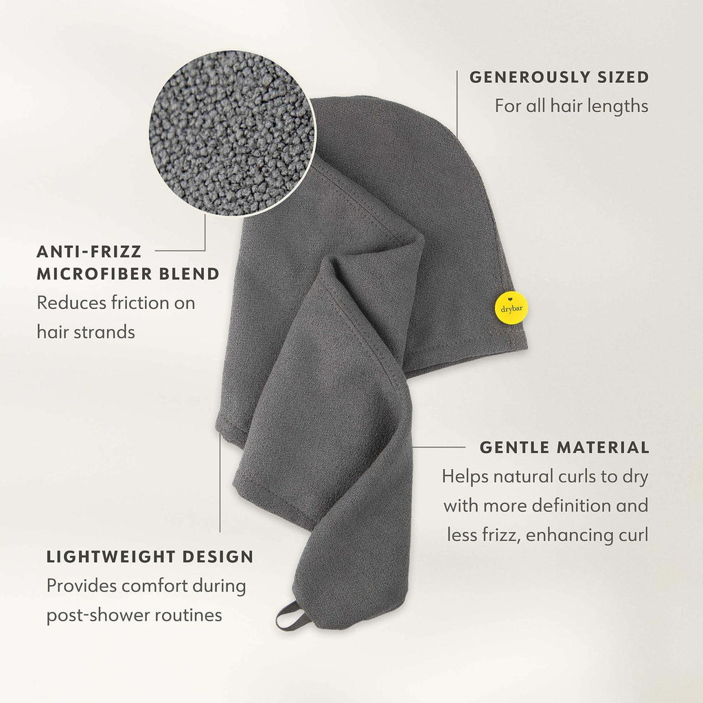 Microfiber Hair Wrap Towel for Fast Drying & Frizz Reduction - All Hair Types