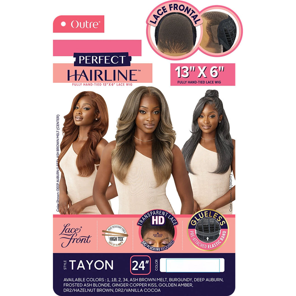 Outre Lace Front Wig 13x6 Frontal Pre-Styled Natural Hairline - Tayon