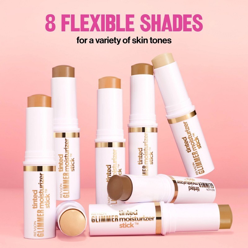 Glimmer Tinted Moisturizer Stick – Lightweight Foundation, 2-Pack