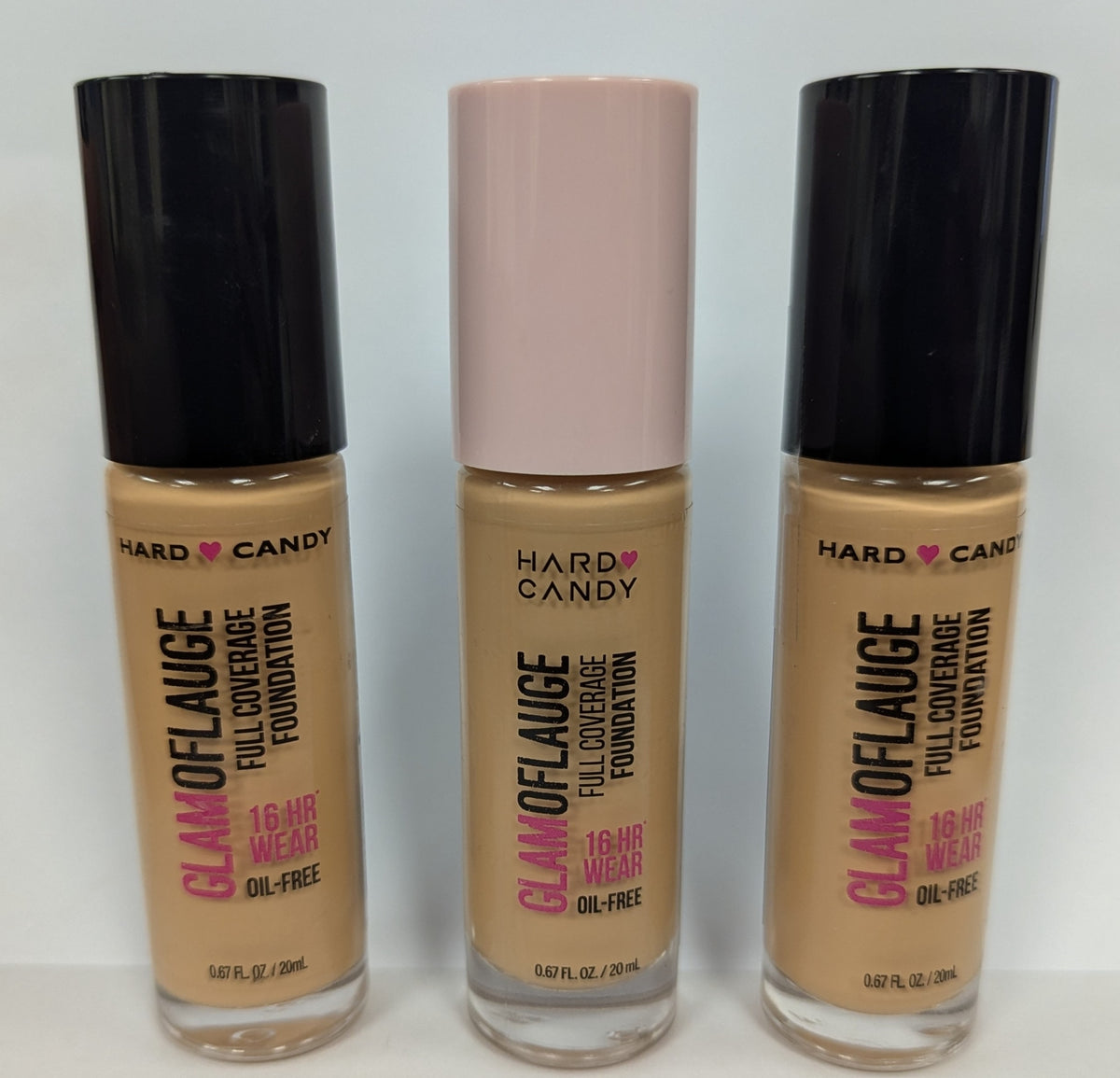 Oil-Free Matte Foundation #1512 Warm Honey - 3 Pack, Long-Lasting, Hydrating Makeup
