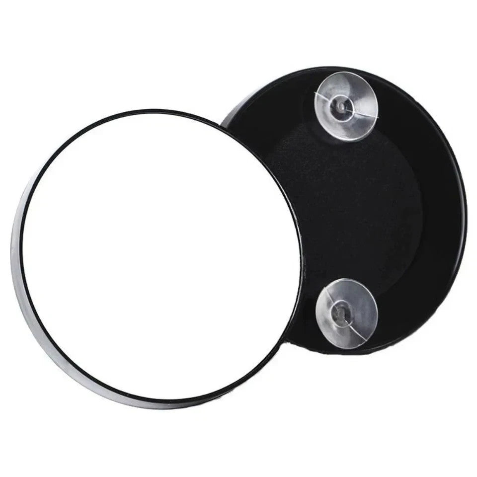 15X Small Magnifying Mirror with Suction Cup for Makeup & Inspection
