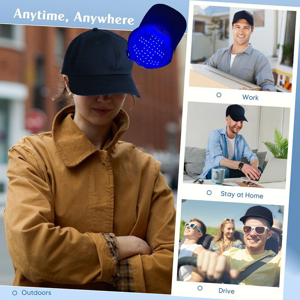 Red Light Therapy Cap for Hair Loss & Regrowth - 660nm & 850nm