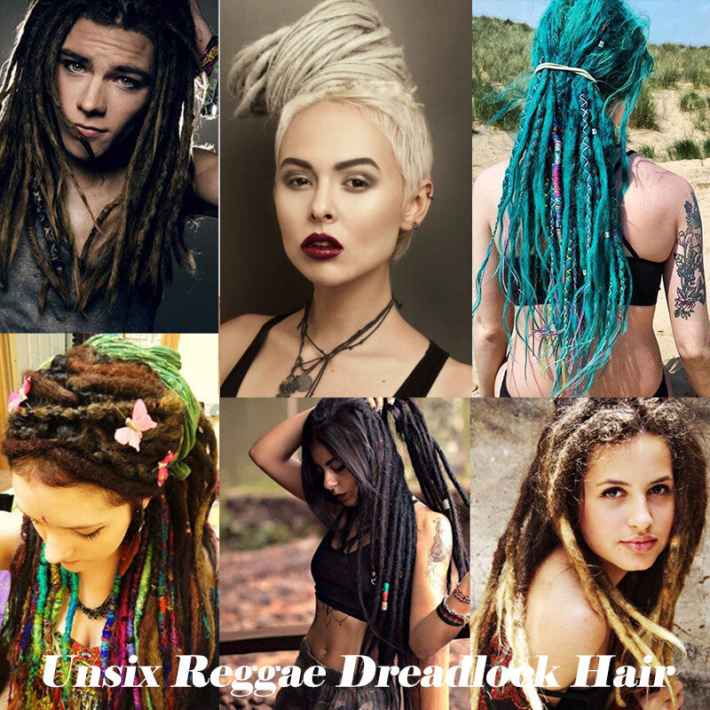 Synthetic Crochet Braiding Dreadlock Hair Extensions - Soft, Thick, Easy to Wear