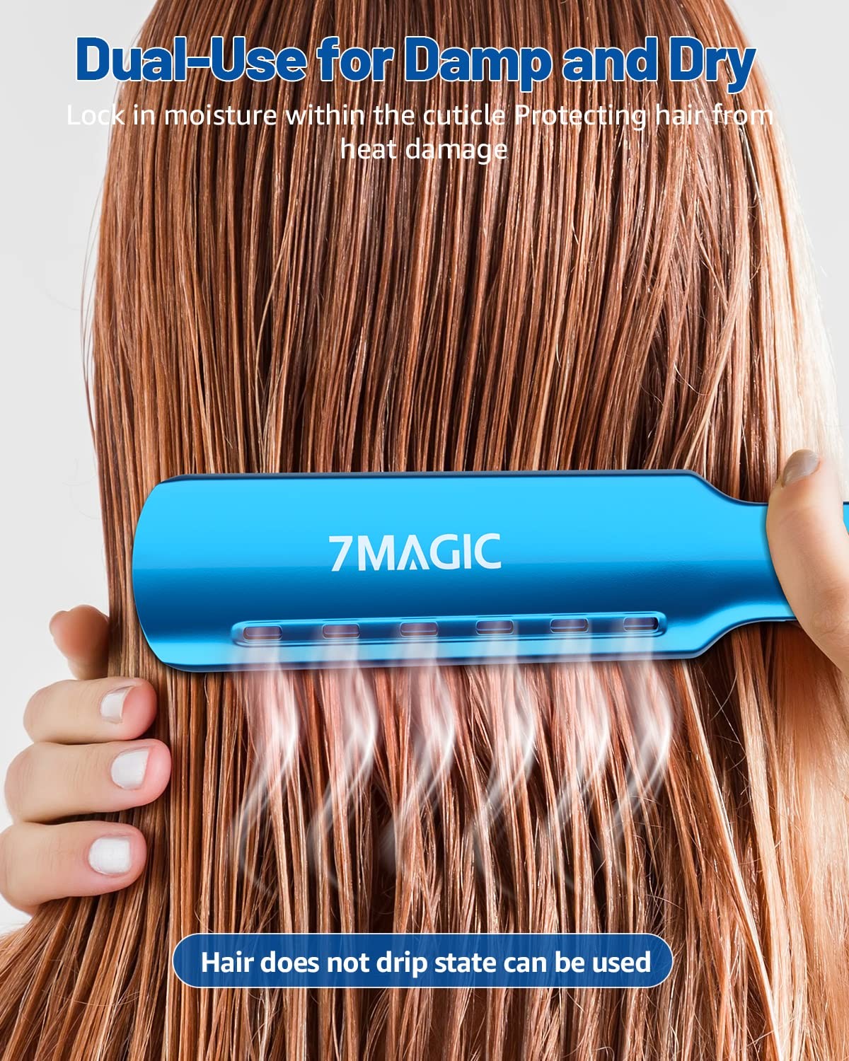 1.7 Inch Titanium Flat Iron Hair Straightener for Thick Hair - Fast Heat Up