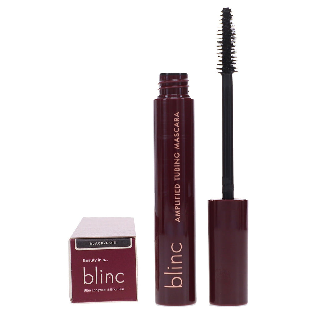 Amplified Tubing Mascara Black 0.3 oz - Waterproof, Smudge-Proof, Easy Remover