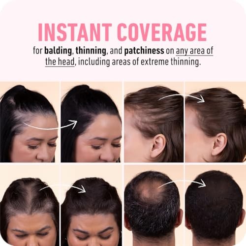 Root Touch Up Powder for Hair Concealer Black | Natural & Long-Lasting