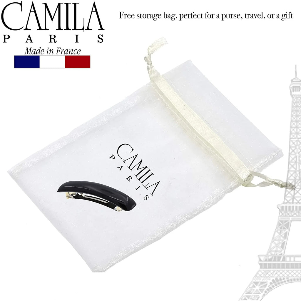 French Contoured No-Slip Hair Barrette Bevel - Elegant Hair Accessory