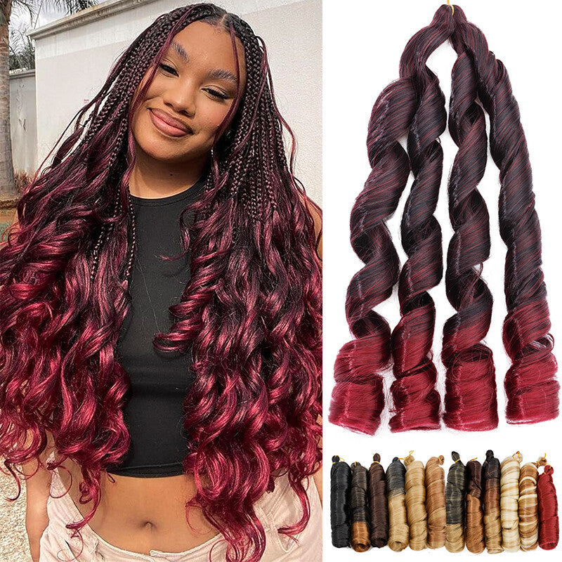 Loose Wave Braiding Hair Extensions Afro French Curls for Crochet & DIY Styles