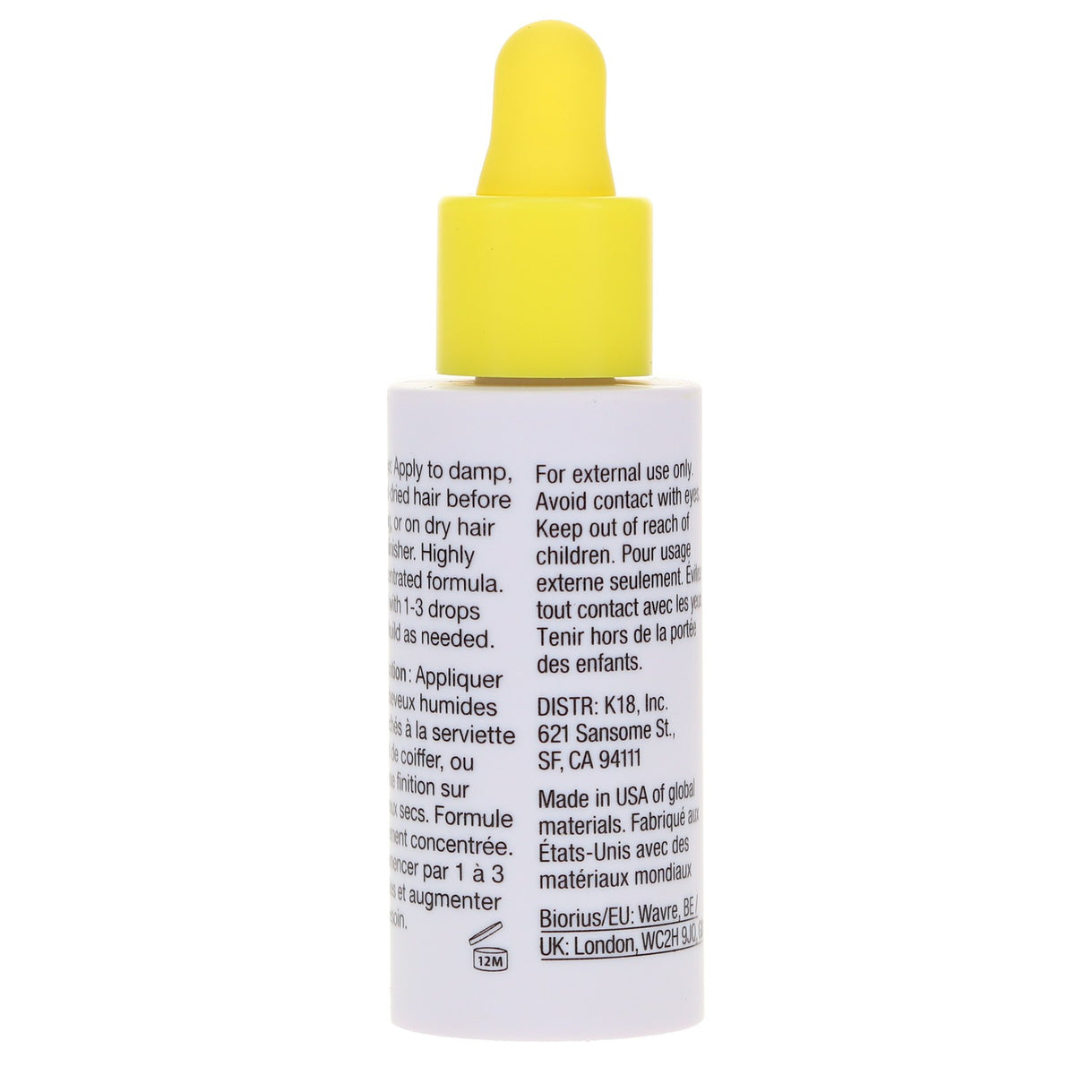 K18 Molecular Repair Hair Oil - Frizz & Damage Treatment, 0.34 oz