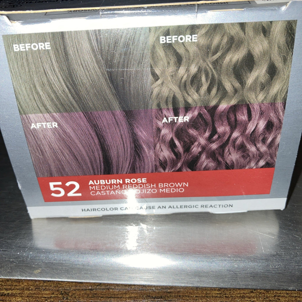 Permanent Hair Color Kit 52 Auburn Rose - 5 Box Pack