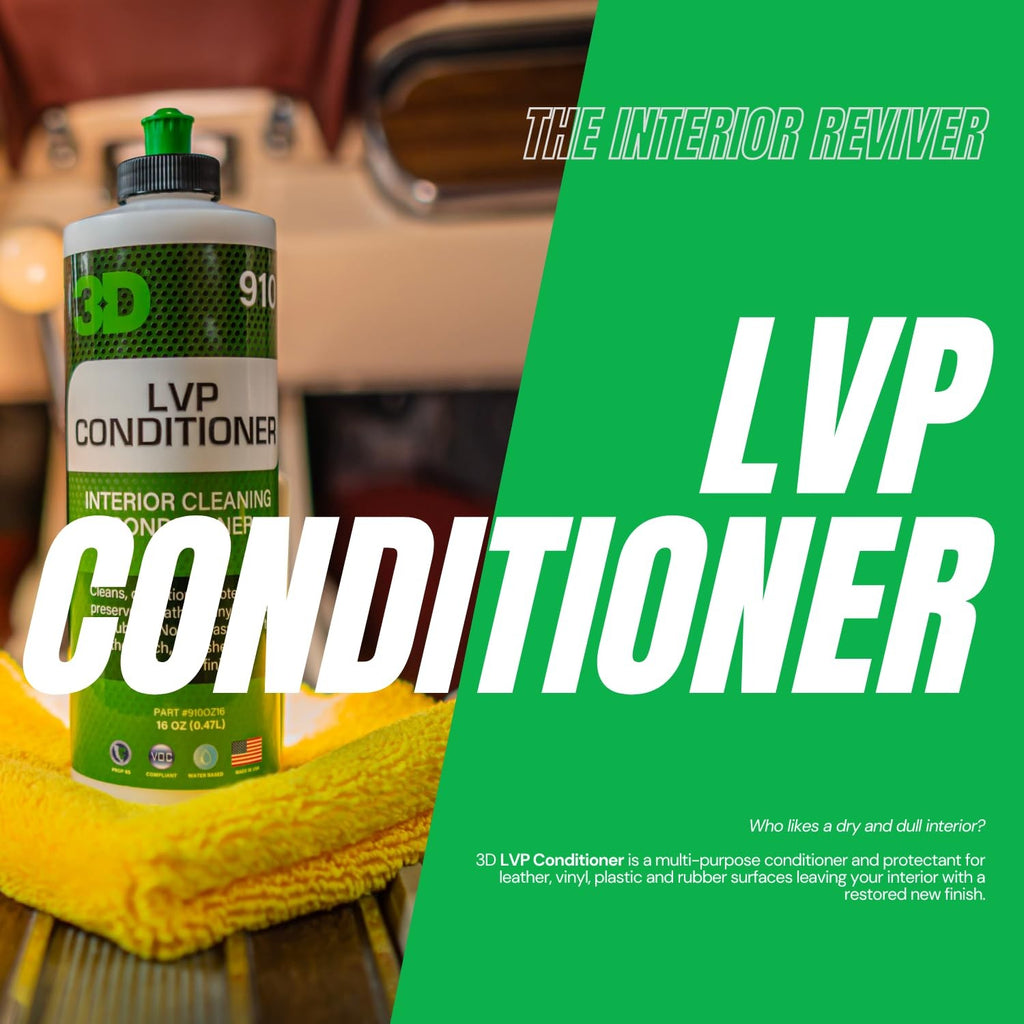 Multi-Surface Leather Vinyl Plastic Conditioner - 16 Fl Oz Restores & Protects
