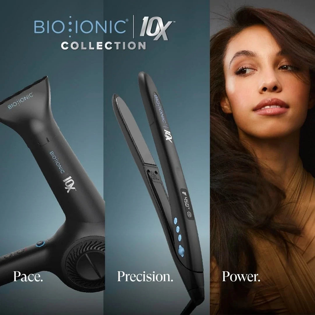 Bio Ionic 10X Nano Ionic Styling Iron 1-Inch Hair Straightener & Curler
