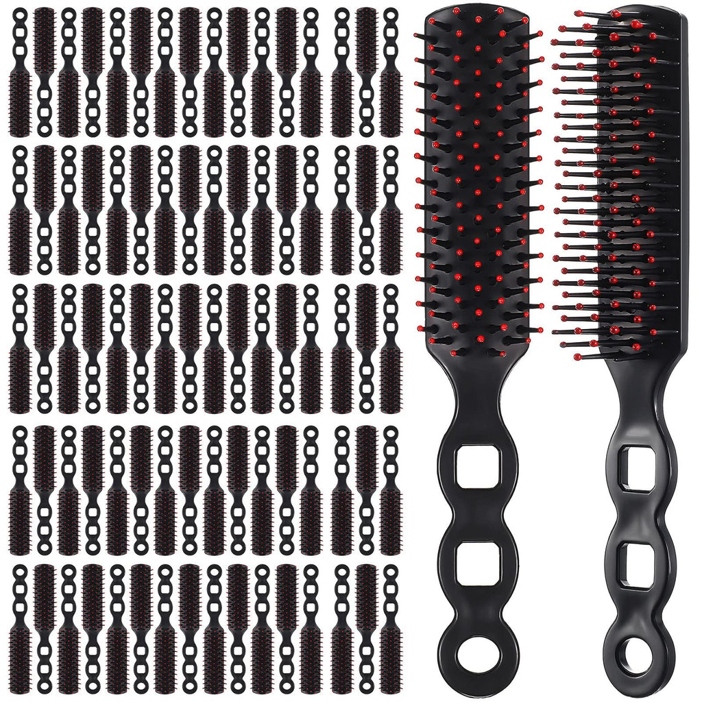 200 Pcs Detangling Hair Brushes for Curly Wavy Hair - Individually Wrapped