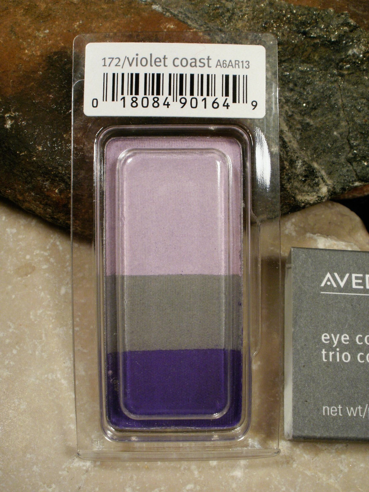 Aveda Eye Color Shadow Trio Violet Coast 172 Purple Grey & Light Purple