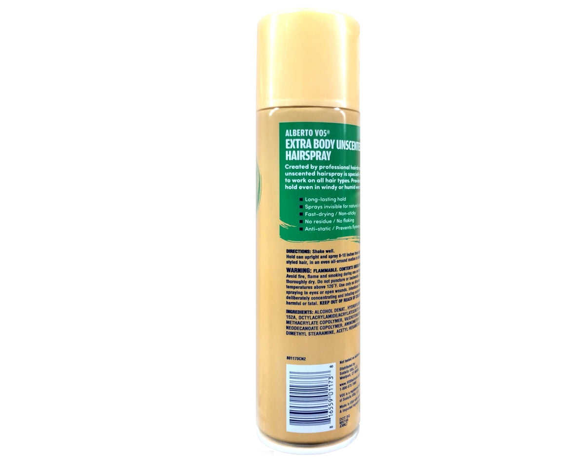 Unscented Strong Hold Hairspray 24HR - Pack of 6, 8.5 Oz