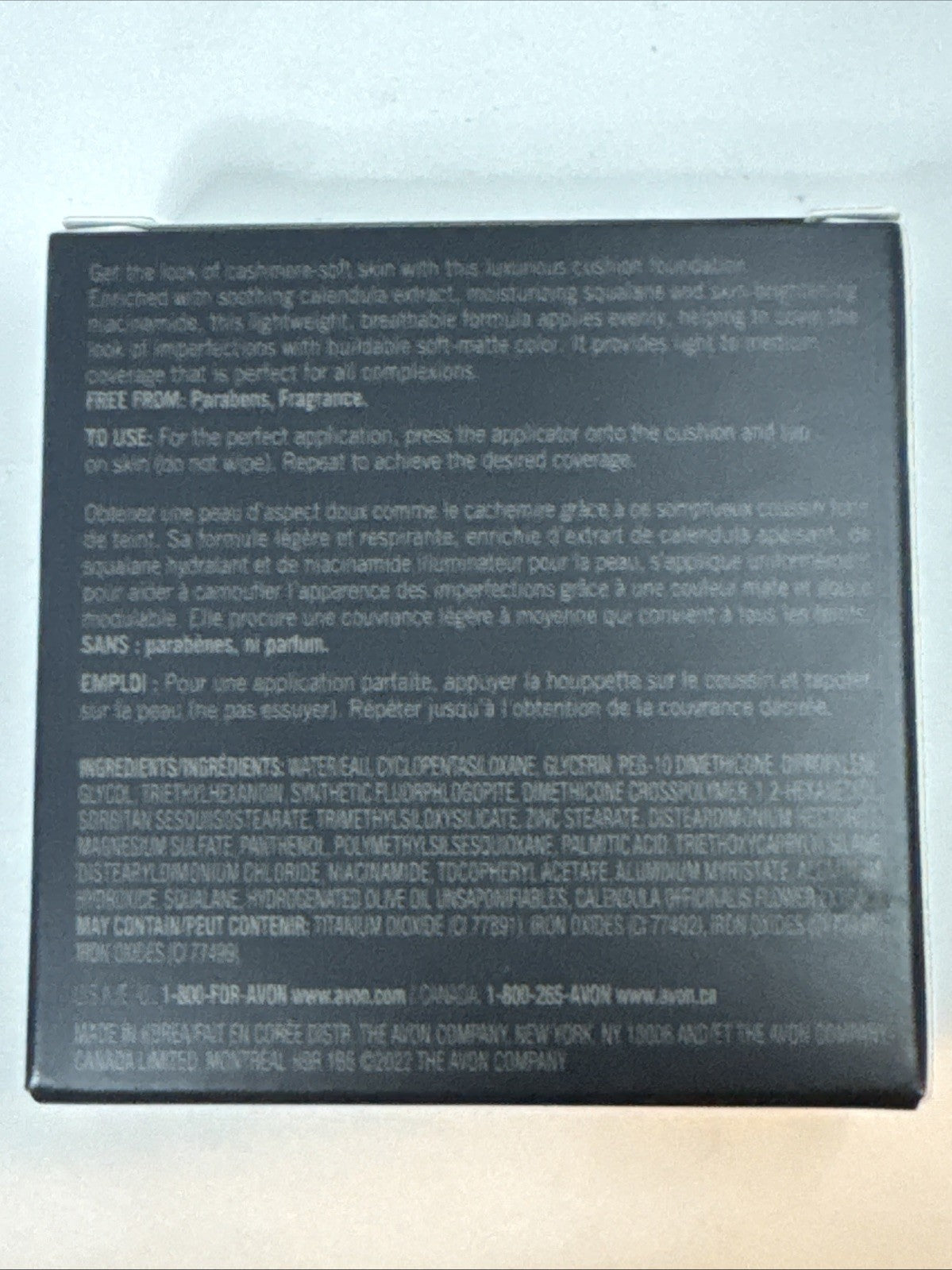 Avon Cushion Foundation Compact 0.42 oz - Cashmere Makeup W225