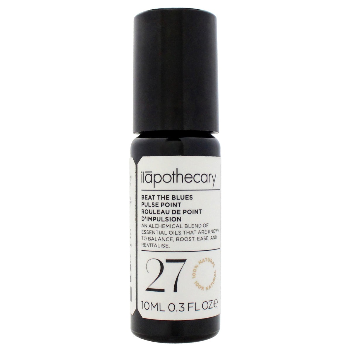 Unisex Essential Oil Roller for Mood Uplift and Emotional Balance - 0.3 oz