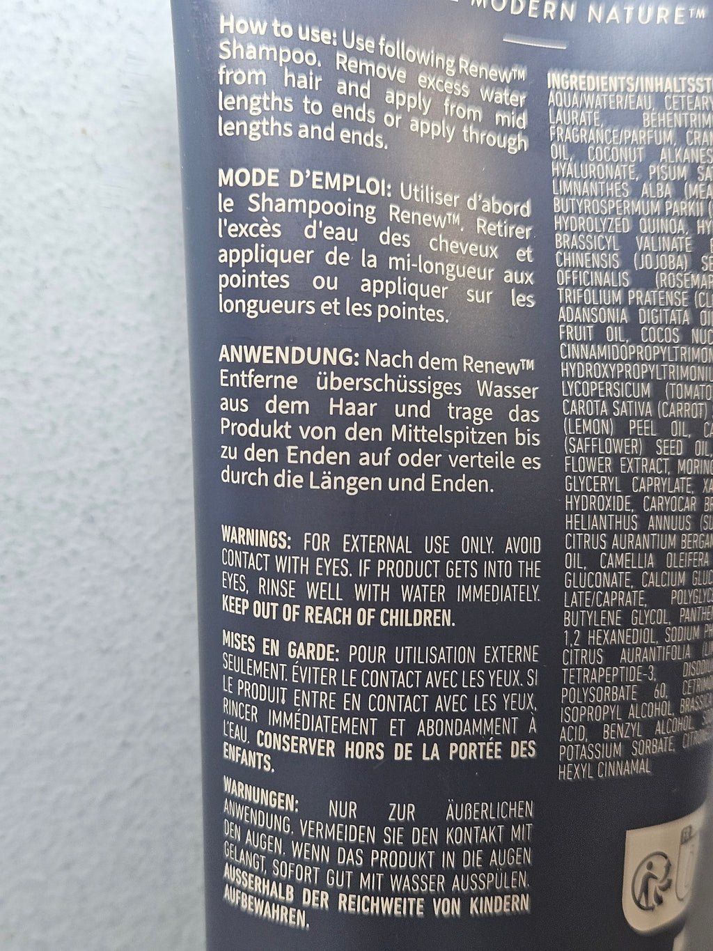Monat Renew Shampoo & Conditioner Set - Hydrating Hair Care Duo (8oz & 6oz)