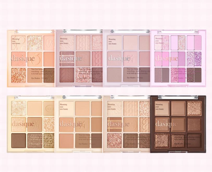Eyeshadow Palette with Matte, Shimmer & Glitter Textures - Multiple Color Options