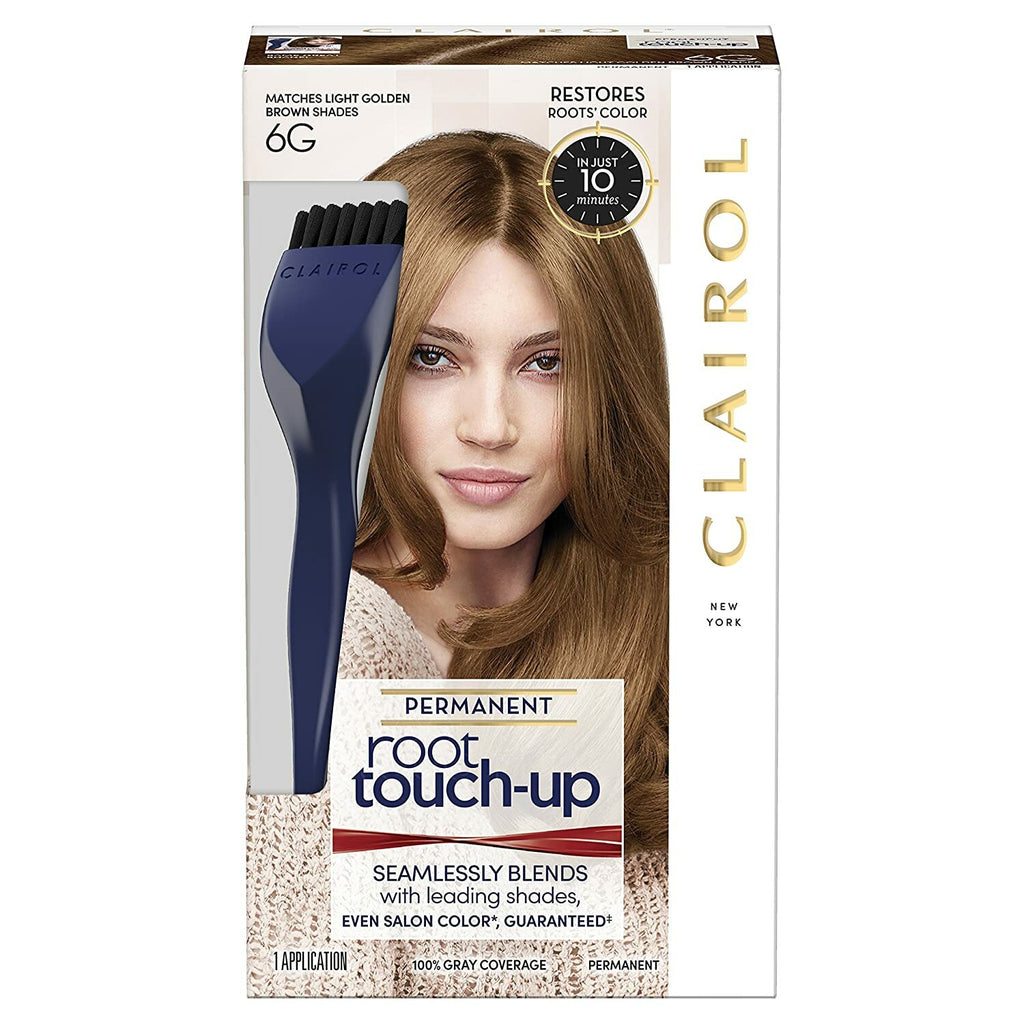 3-Pack Root Touch-Up Hair Color Kit Light Golden Brown 6G