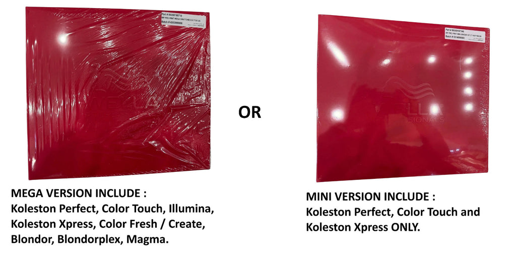 Wella Color Swatch Binder - Mini & Mega Options for Color Testing and Organization