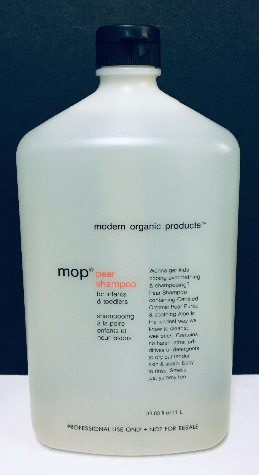 Organic Pear Baby Shampoo for Infants & Toddlers - 33.83 fl oz