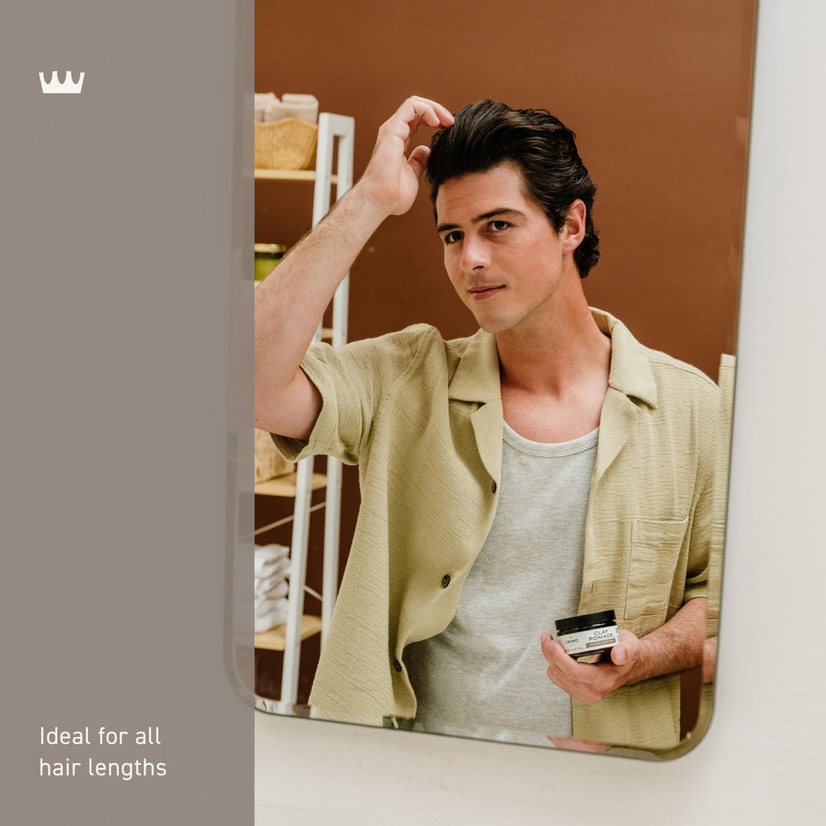 High Hold Matte Hair Clay for Men - Sculpting Hair Styling Paste 3.4 oz