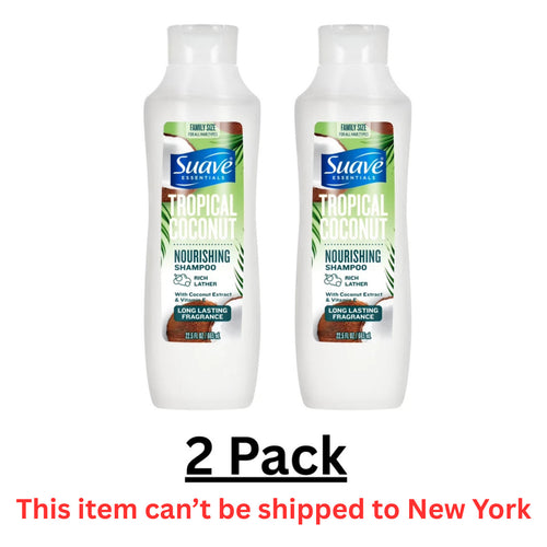 (2 Pack) Suave Daily Shampoo for All Hair Types - 22.5 fl oz, Multiple Scents Available