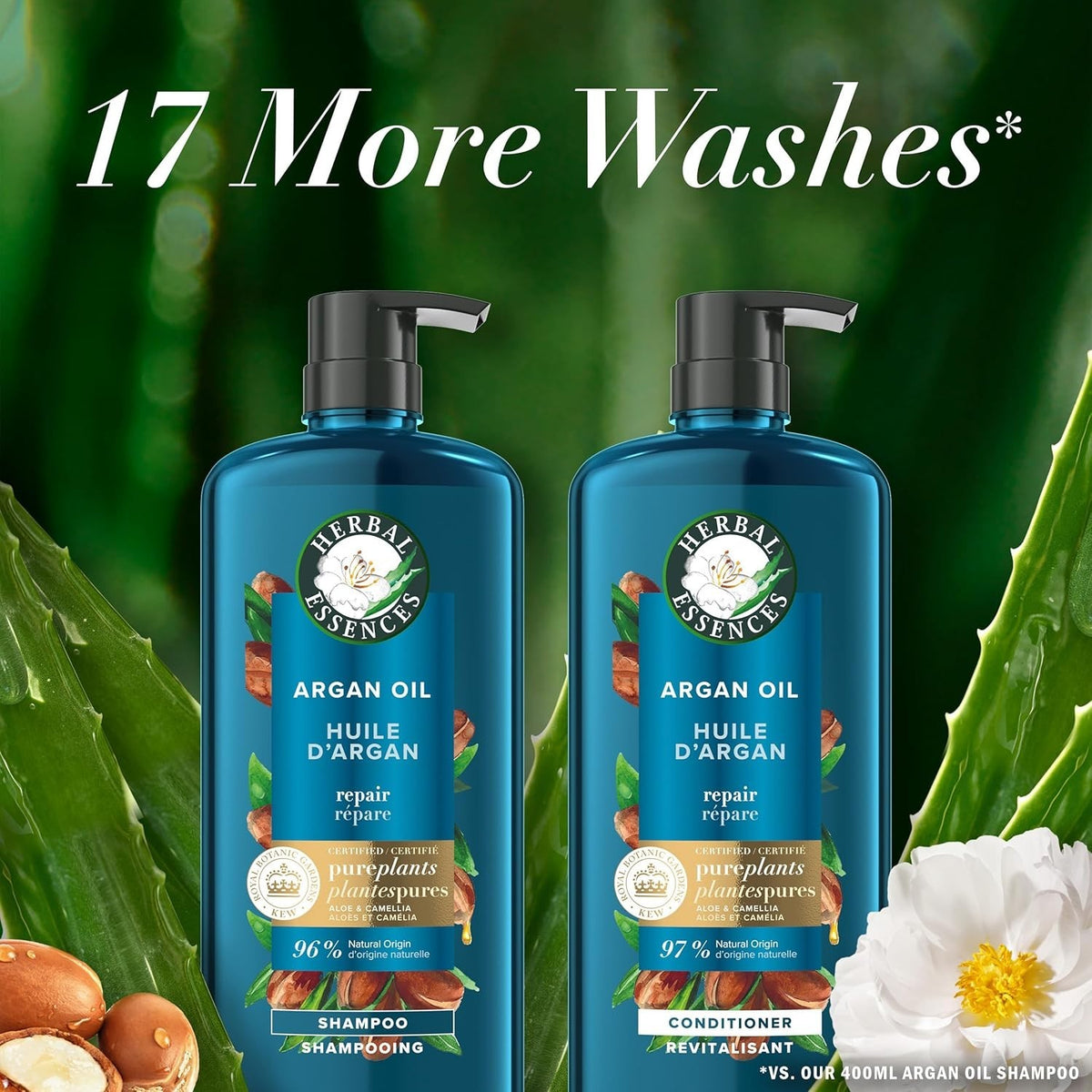 Herbal Essences Argan Oil of Morocco Shampoo & Conditioner Set - 20.2 Fl Oz 2 Pack