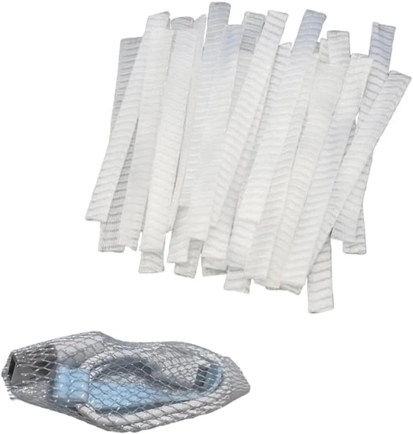 100 Pack Reusable Makeup Brush Covers - Protective Guard Sleeves