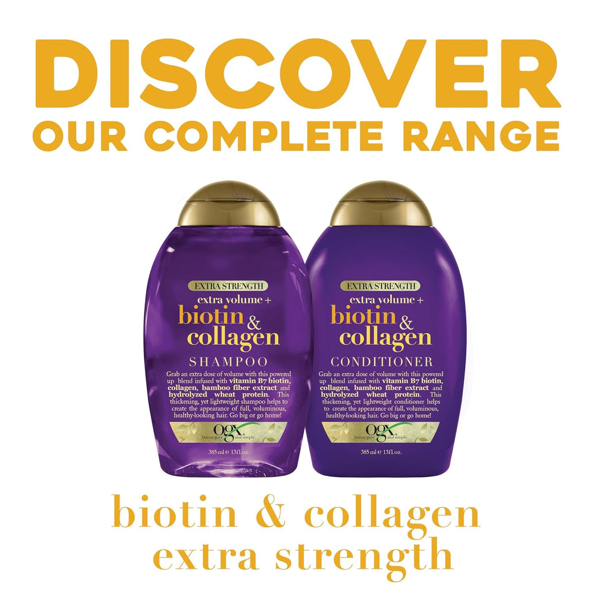 Sulfate-Free Biotin Collagen Conditioner for Thick, Full Hair - 13 Fl Oz