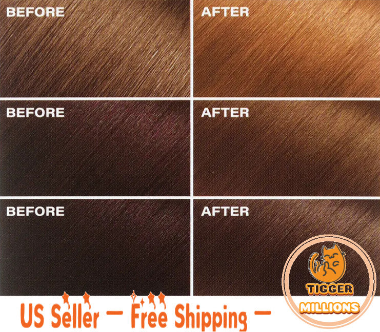 Hair Dye Bubble Color Kit Gold Brown 8oz Korean Import
