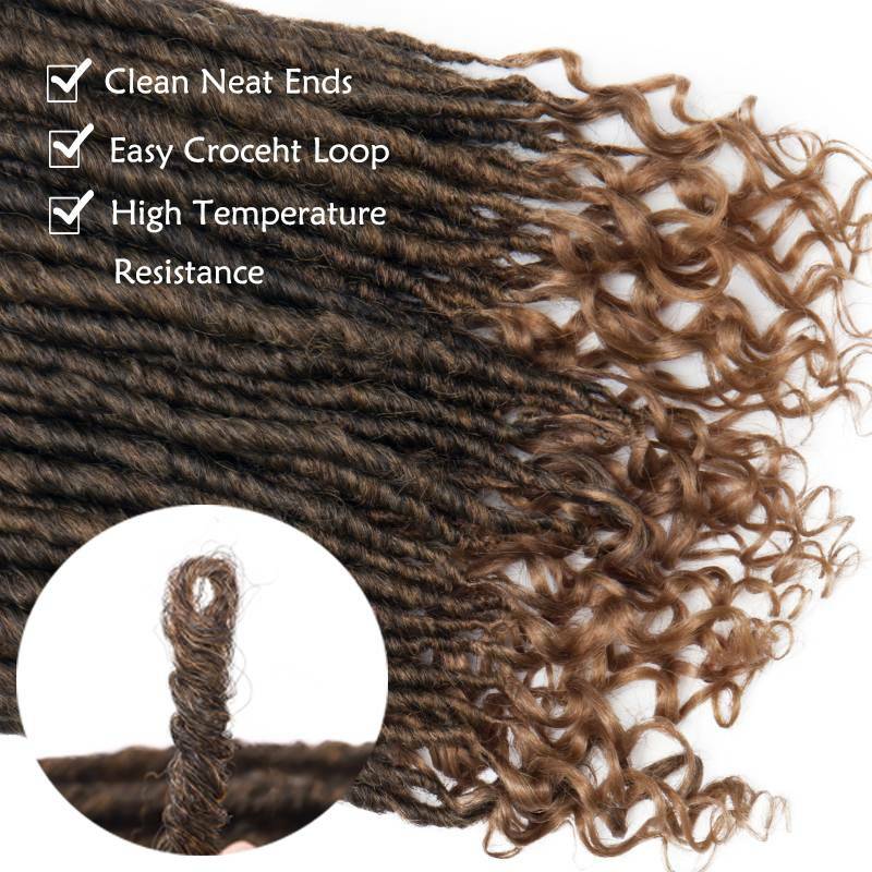 Premium Crochet Locs Faux Braiding Hair Extensions - Soft & Tangle-Free