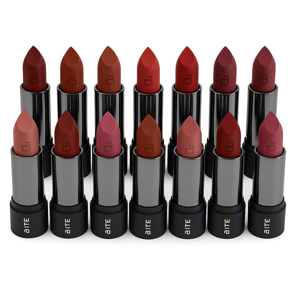 High-Pigment Soft Matte Lipstick in Sugar Buns - Vegan & Nourishing