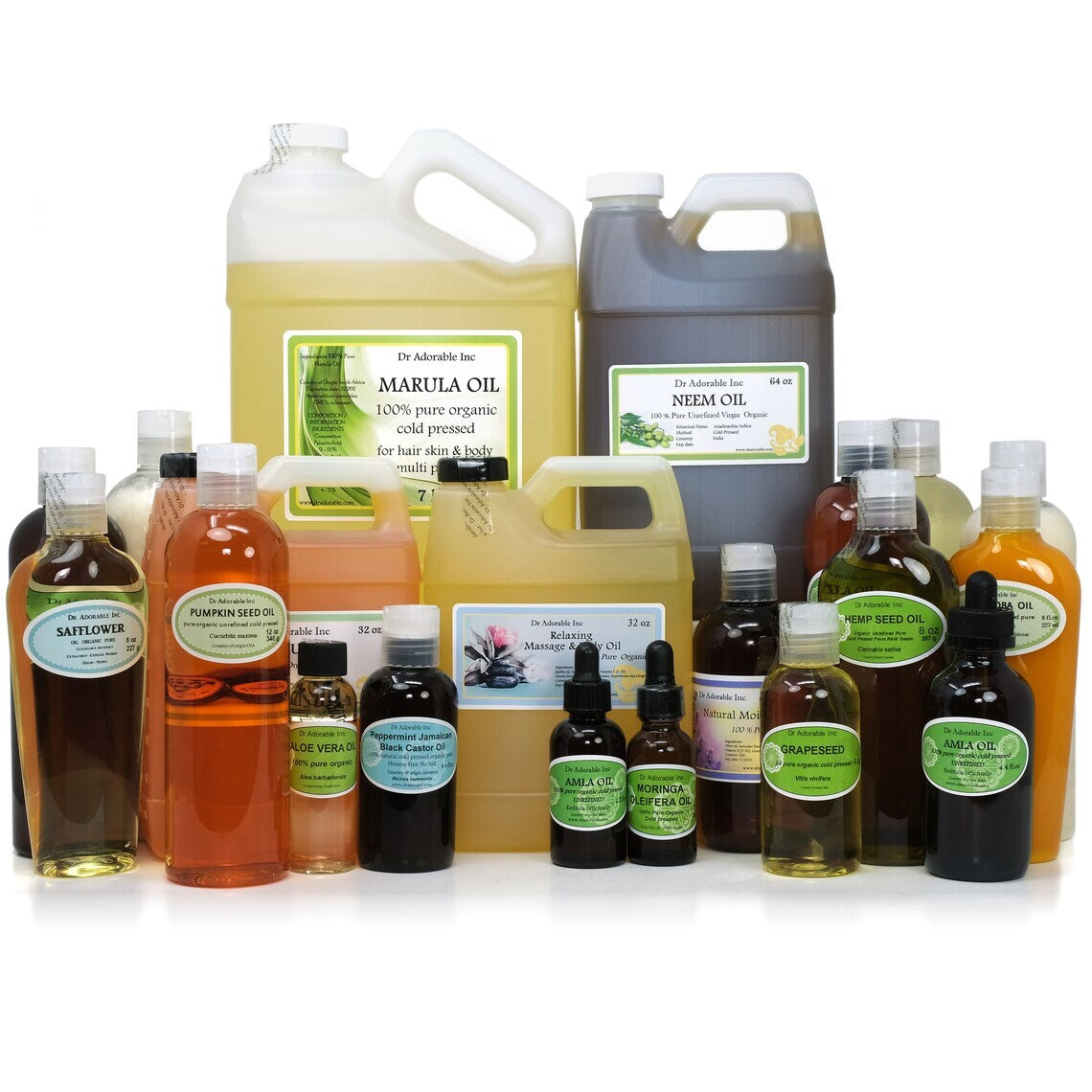 Pure Organic Lavender Jamaican Black Castor Oil for Hair & Skin - Multiple Sizes