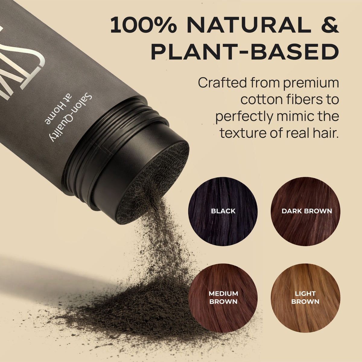 Hair Building Fibers for Thinning Hair | Instant Volume & Concealment