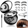 Reusable Magnetic Eyelashes with Applicator - Natural Style, No Glue Needed